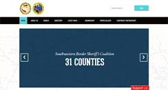 Desktop Screenshot of bordersheriffs.us