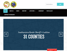 Tablet Screenshot of bordersheriffs.us